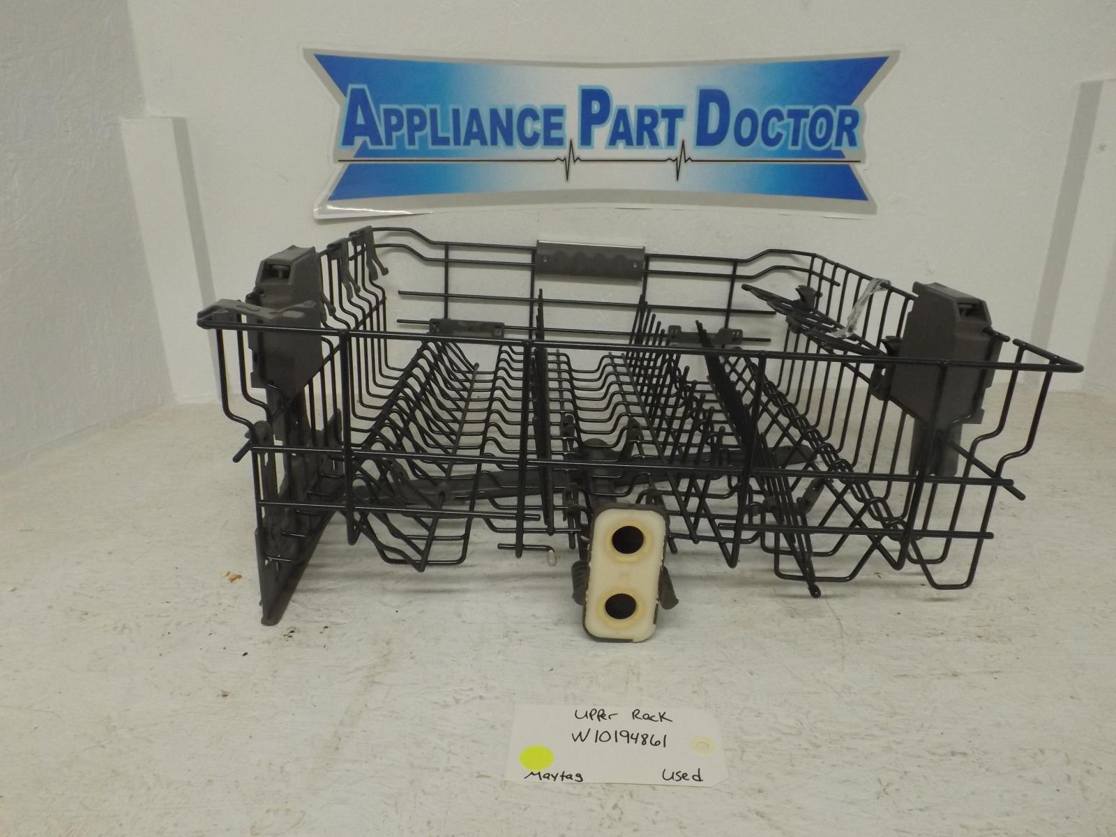 Maytag Dishwasher W10194861 Upper Dish Rack Used Maytag Dishwasher W10194861 Upper Dish Rack Used